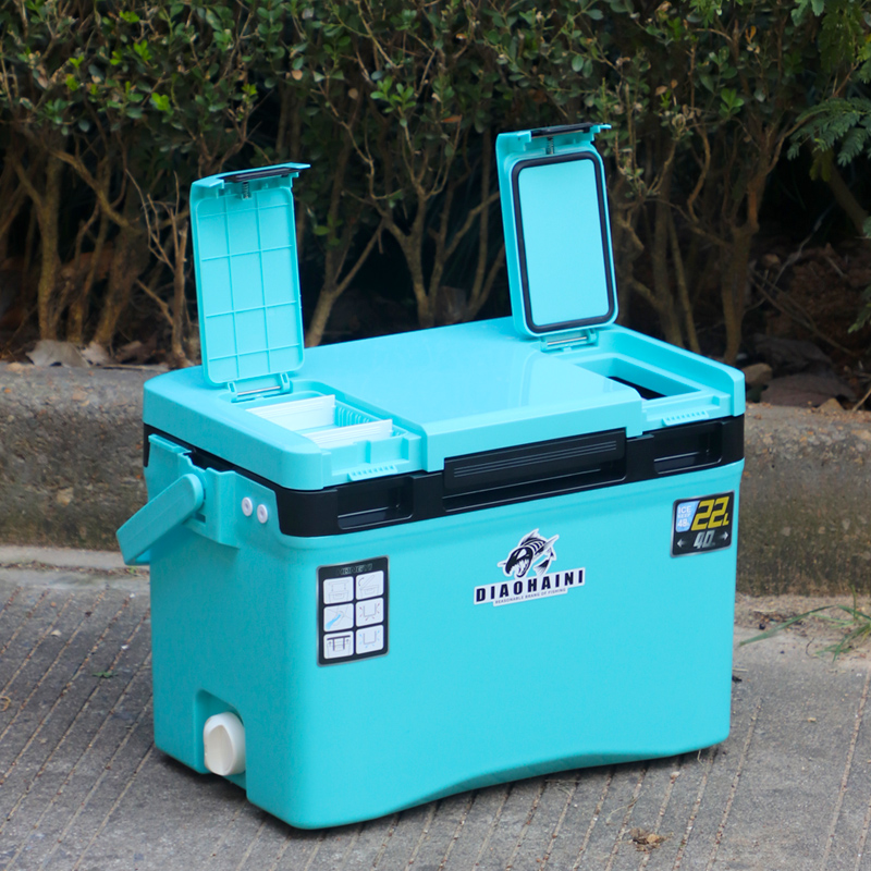 22L SMALL FISHING BOX - BLUE - SKYLIGHT
